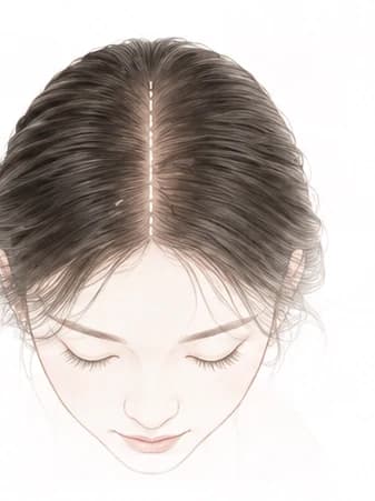 髮縫示意插圖